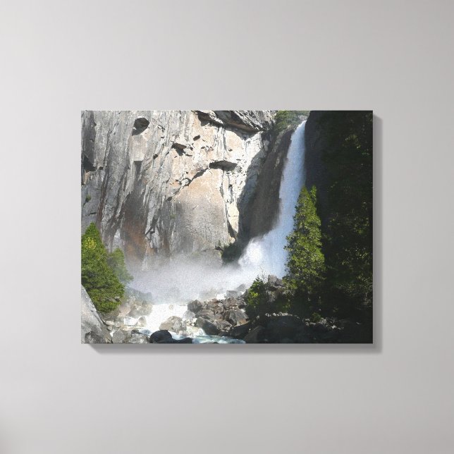 Yosemite Lower Falls from Yosemite National Park Canvas Print (Front)