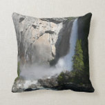 Yosemite Lower Falls from Yosemite National Park Throw Pillow