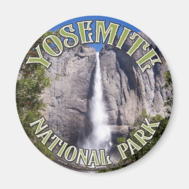 Yosemite Magnet 3 Round (Front)
