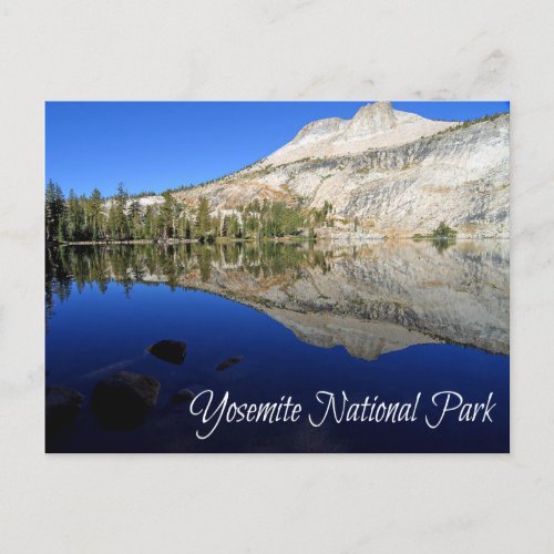 Yosemite May Lake Mt Hoffmann California Postcard