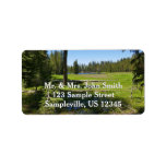 Yosemite Meadow with Shooting Stars Label