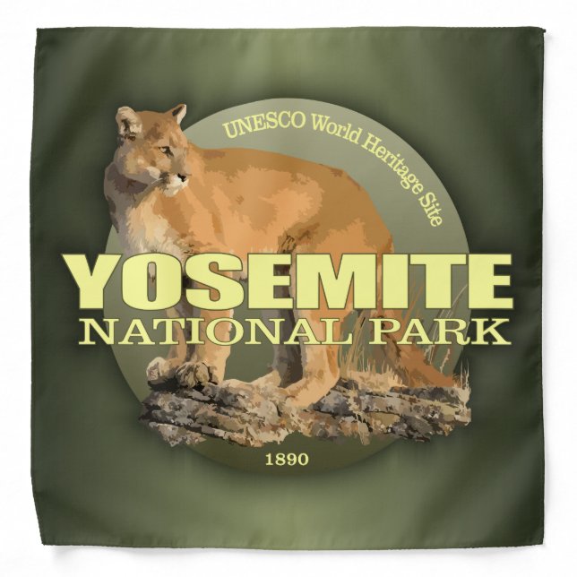 Yosemite (Mountain Lion) WT Bandana (Front)