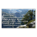 Yosemite Mountain View in Yosemite National Park Business Card Magnet