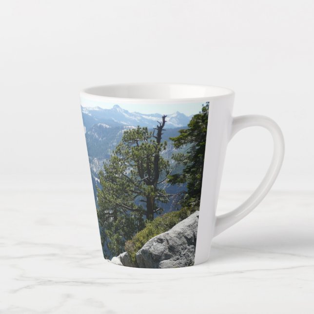Yosemite Mountain View in Yosemite National Park Latte Mug (Right)