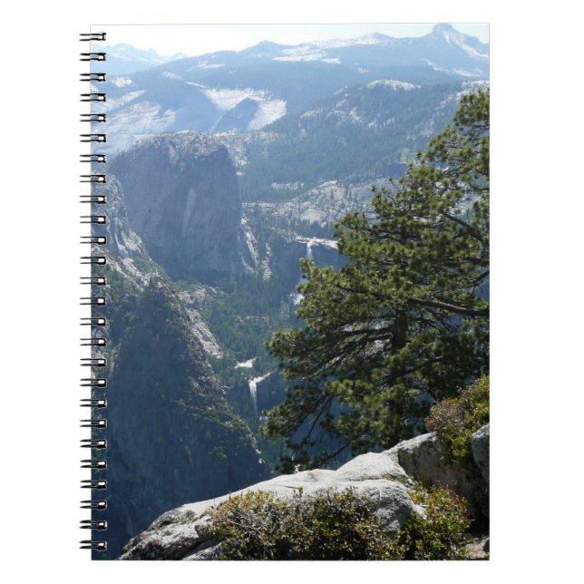 Yosemite Mountain View in Yosemite National Park Notebook (Front)