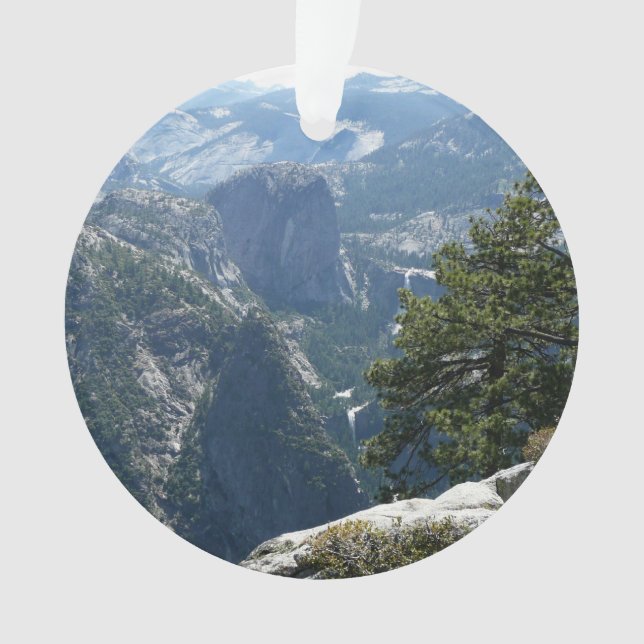 Yosemite Mountain View in Yosemite National Park Ornament (Front)