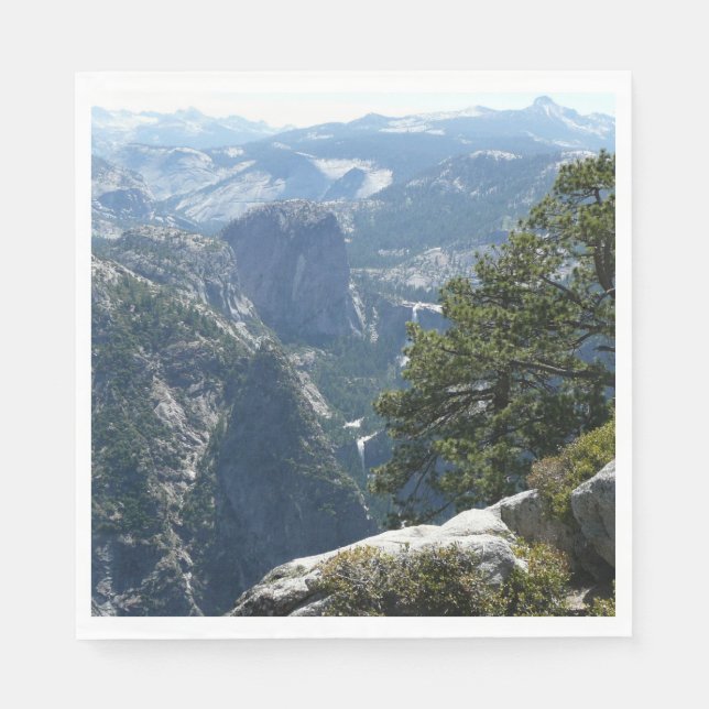 Yosemite Mountain View in Yosemite National Park Paper Napkins (Front)