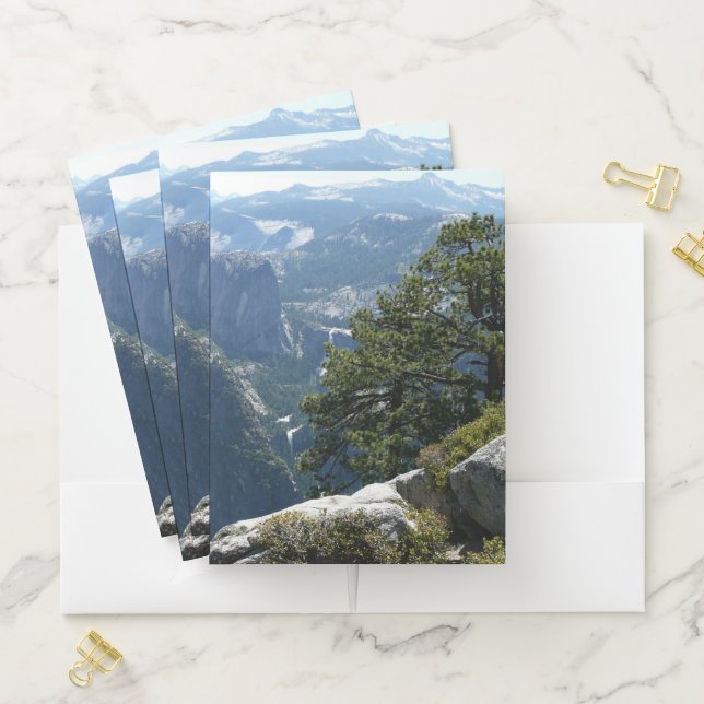 Yosemite Mountain View in Yosemite National Park Pocket Folder (In Situ)