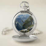 Yosemite Mountain View in Yosemite National Park Pocket Watch