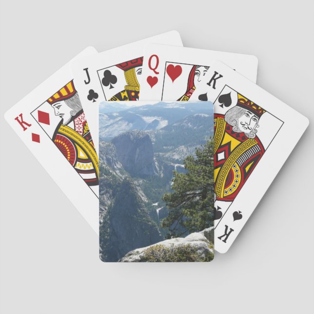 Yosemite Mountain View in Yosemite National Park Poker Cards (Back)