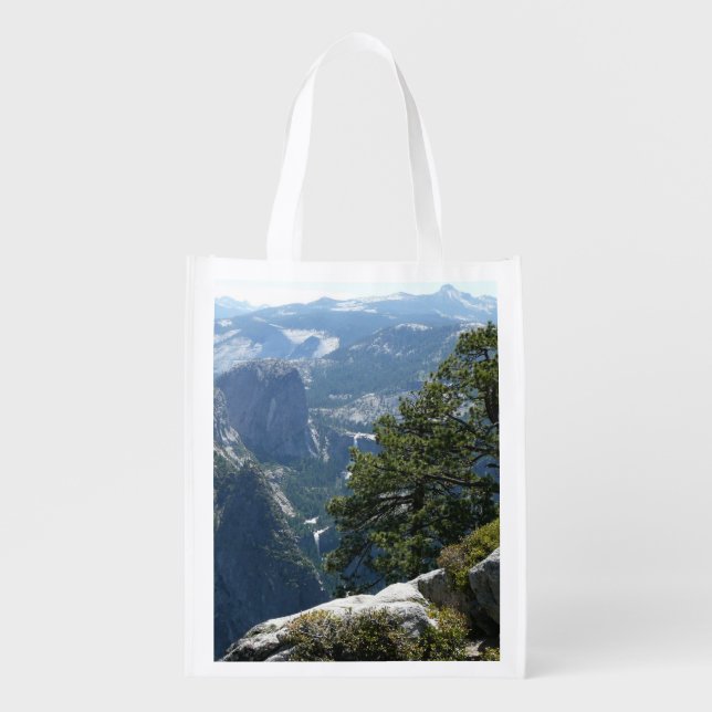 Yosemite Mountain View in Yosemite National Park Reusable Grocery Bag (Front)