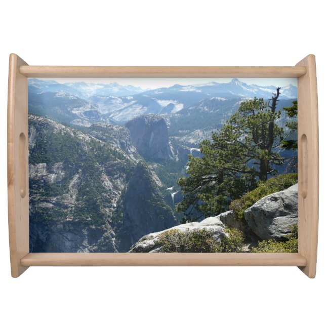 Yosemite Mountain View in Yosemite National Park Serving Tray (Front)