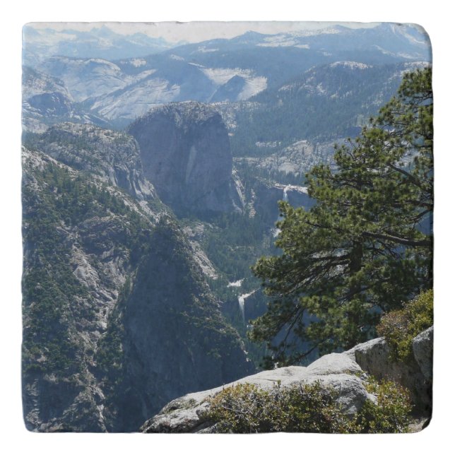 Yosemite Mountain View in Yosemite National Park Trivet (Front)