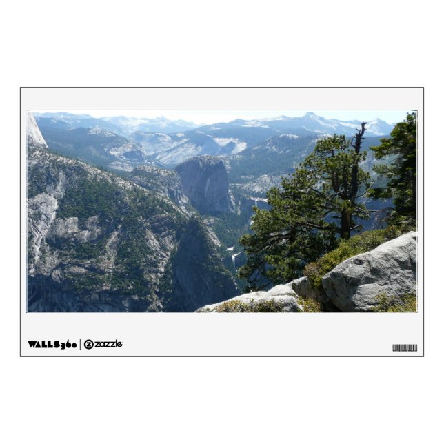 Yosemite Mountain View in Yosemite National Park Wall Sticker (Front)