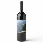 Yosemite Mountain View in Yosemite National Park Wine Label