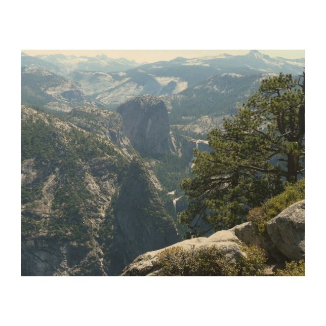 Yosemite Mountain View in Yosemite National Park Wood Wall Art (Front)