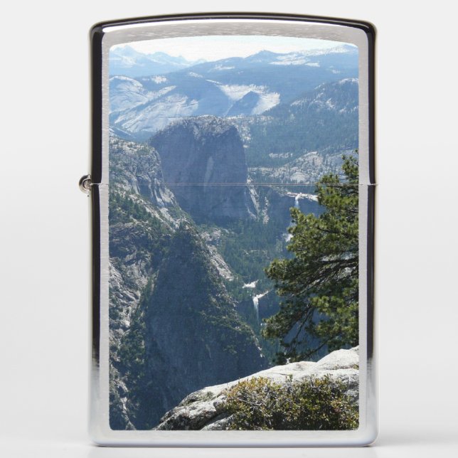 Yosemite Mountain View in Yosemite National Park Zippo Lighter (Front)