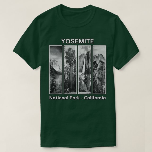 Yosemite National Park 1890 Wilderness 1 T-Shirt (Design Front)