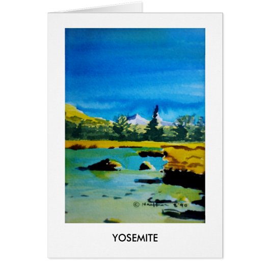 Yosemite National Park #2 Cards (Front)