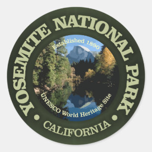 Yosemite National Park 2 Classic Round Sticker