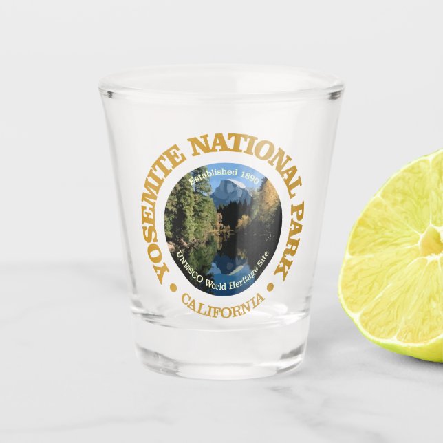 Yosemite National Park 2 Shot Glass (Front)