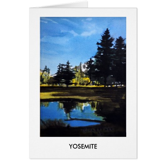 Yosemite National Park #3 Cards (Front)