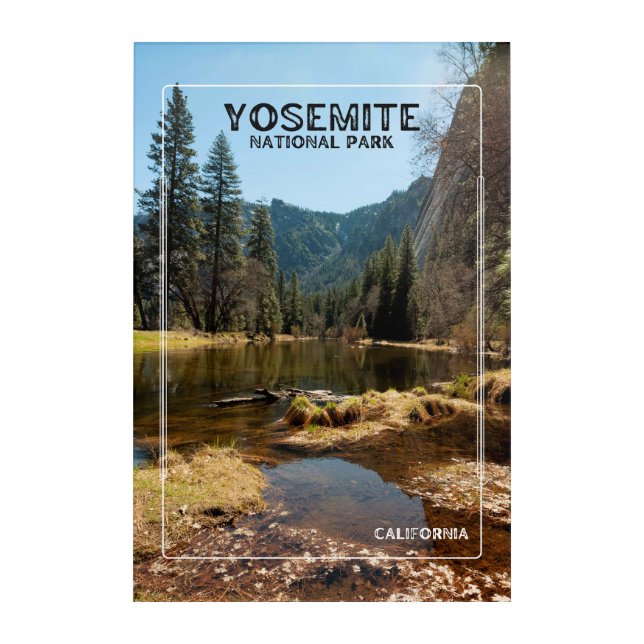 Yosemite National Park Acrylic Print (Front)