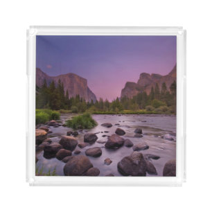 Yosemite National Park at Dusk Acrylic Tray