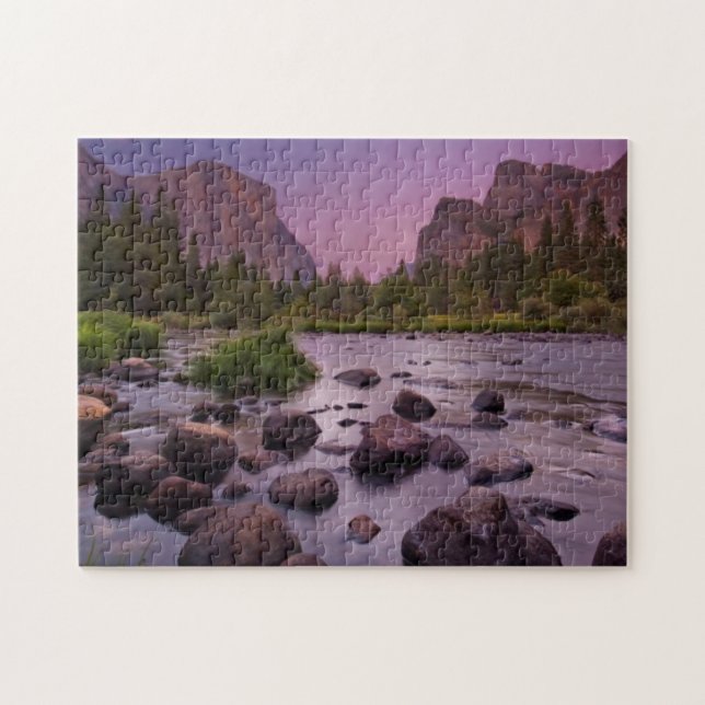 Yosemite National Park at Dusk Jigsaw Puzzle (Horizontal)
