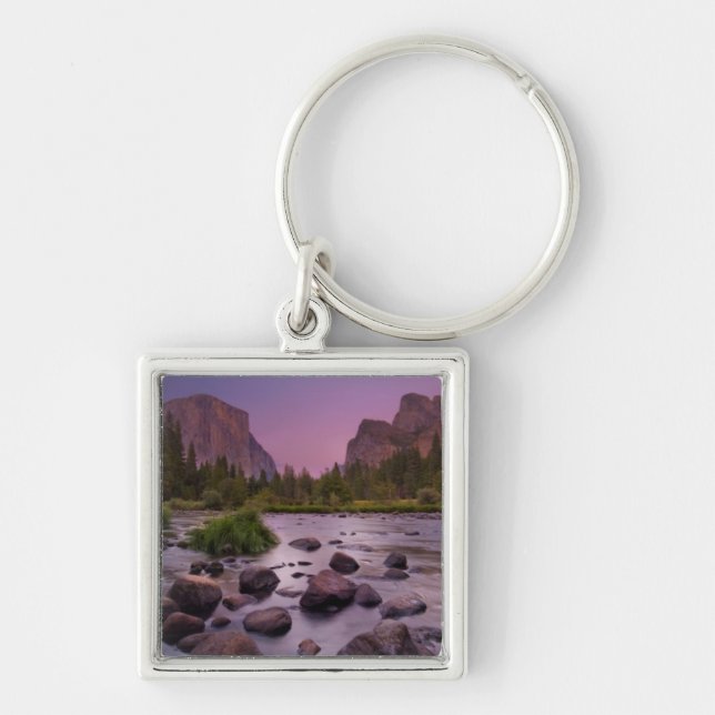 Yosemite National Park at Dusk Keychain (Front)