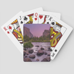 Yosemite National Park at Dusk Poker Cards
