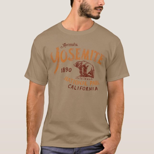 Yosemite National Park Authentic Tee Shirt (Front)
