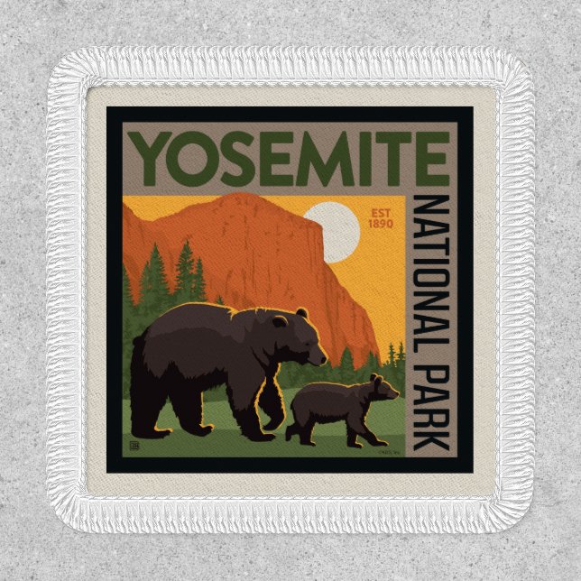Yosemite National Park | Bear Family Patch (Front)