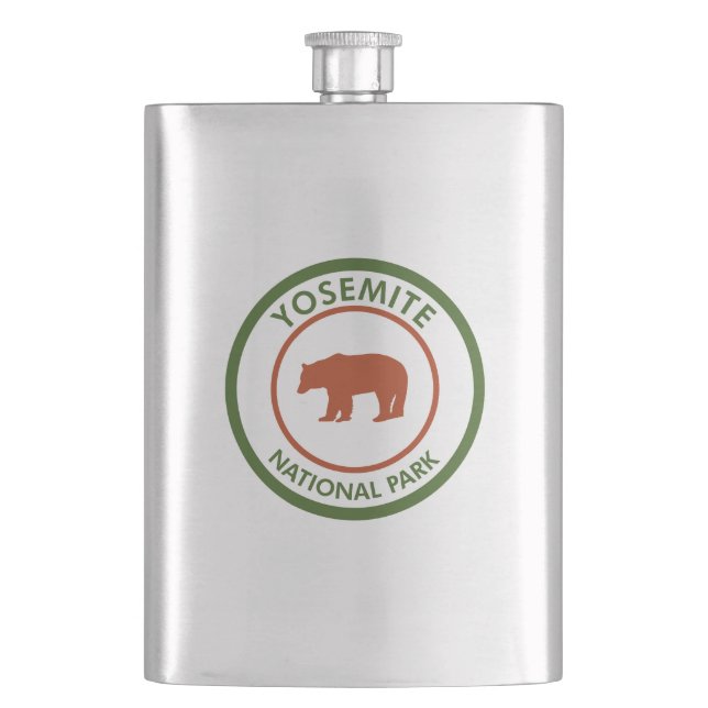 Yosemite National Park Bear Flask (Front)