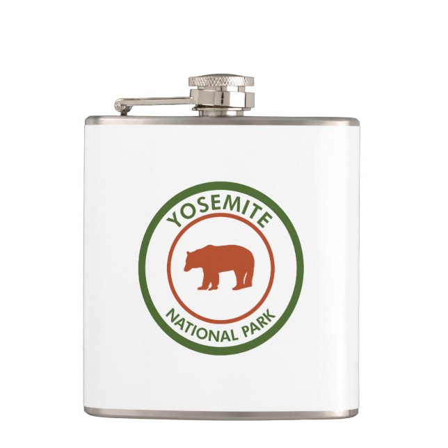 Yosemite National Park Bear Flask (Front)