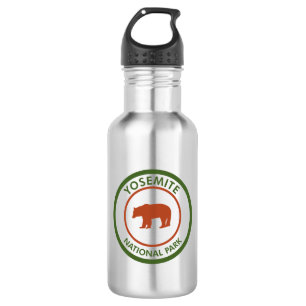 Yosemite National Park Bear Stainless Steel Water Bottle