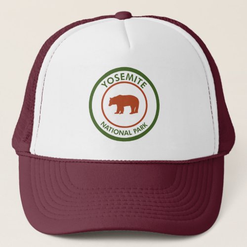 Yosemite National Park Bear Trucker Hat
