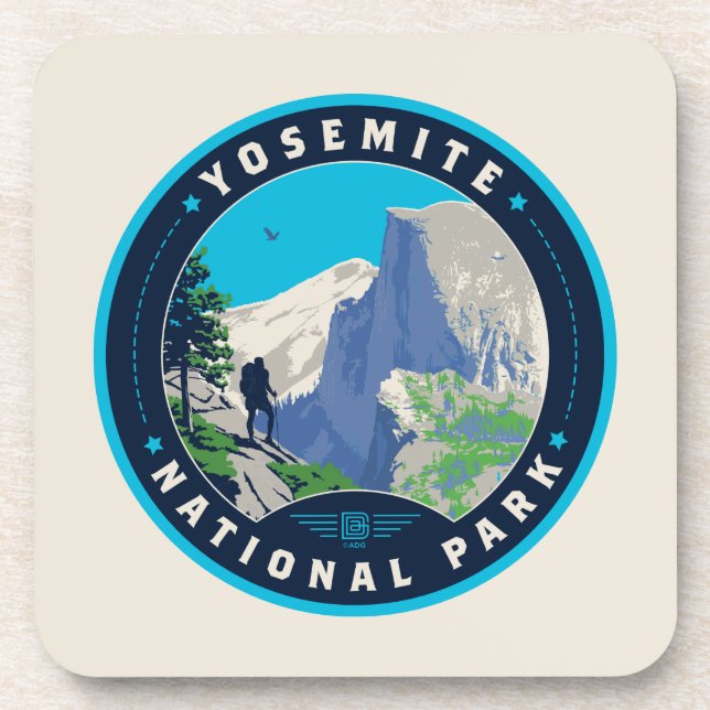 Yosemite National Park Beverage Coaster (Front)
