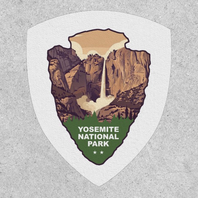 Yosemite National Park Bridalveil Fall Arrowhead Patch (Front)
