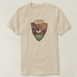 Yosemite National Park Bridalveil Fall Arrowhead T-Shirt