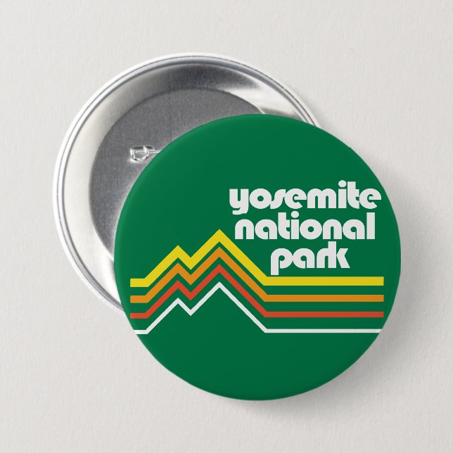 Yosemite National Park Button (Front & Back)