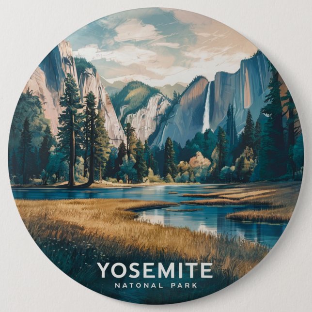 Yosemite National Park Button (Front)