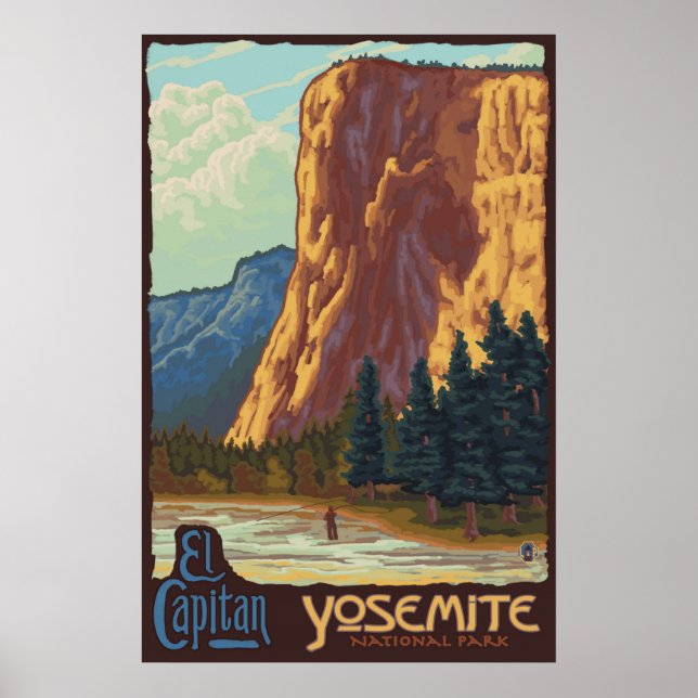 Yosemite National Park, CA - El Capitan Poster (Front)
