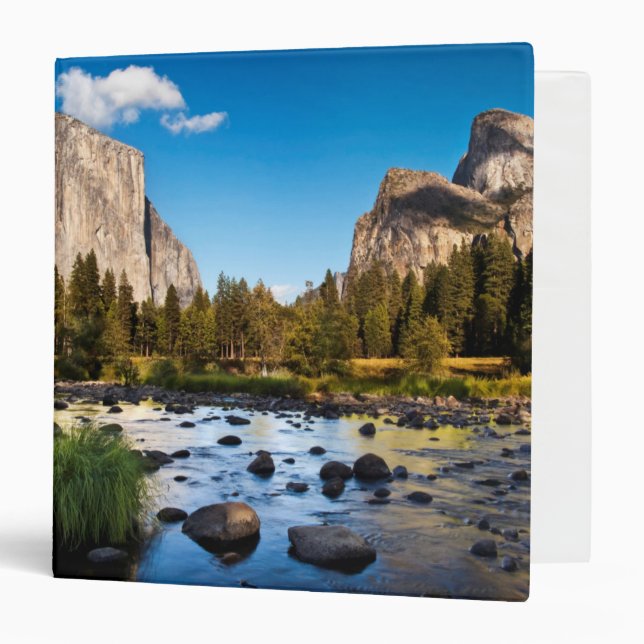 Yosemite National Park, California 3 Ring Binder (Front/Inside)