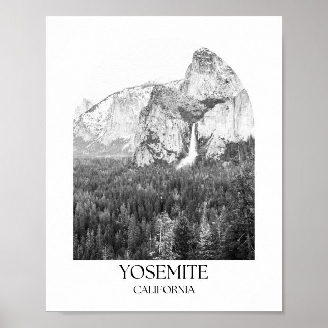Yosemite National Park California Arch Photo Print (Front)