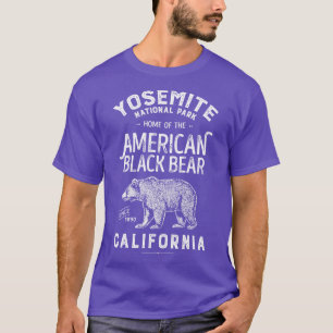 Yosemite National Park California Bear Vintage Gif T-Shirt