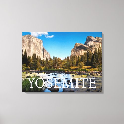 Yosemite National Park California Canvas Print