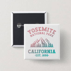 Yosemite National Park California Hiking Gradient Button