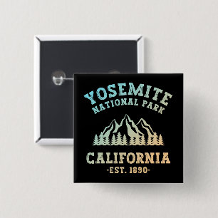 Yosemite National Park California Hiking Gradient Button