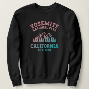 Yosemite National Park California Hiking Gradient Sweatshirt